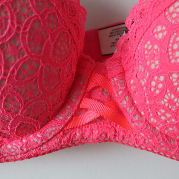Victoria's Secret Pink Padded Bra, Size 32C - Picture 3 of 9